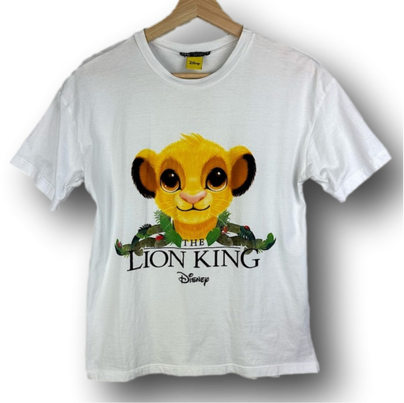 Disney Zara The Lion King Baby Simba Short-sleeve T-shirt Women’s Medium - Picture 1 of 5